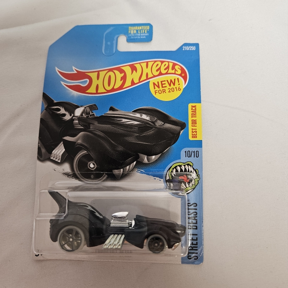 2016 Hot Wheels‎ STREET BEASTS 10/10 Purrfect Speed 210/250 (Black Version)